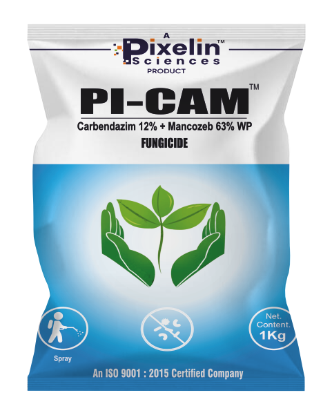 PI-CAM (CARBENDAZIM 12% + MANCOZEB 63% WP) - 1kg