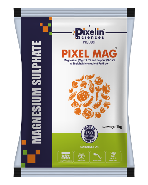PIXEL MAG (Magnesium Sulphate – Mg: 9.5% Sulphur: 12%)